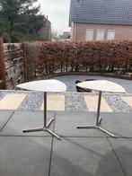 Handgemaakte bijzettafels, massief ijzer, Huis en Inrichting, Tafels | Bijzettafels, Minder dan 55 cm, Gebruikt, Metaal of Aluminium