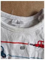 Wit shirt met auto's Maat 50 hh, Zeeman, Onbekend, Ophalen of Verzenden, Zo goed als nieuw