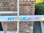 Schuifladder 3 delig Hymer, Ophalen, Zo goed als nieuw, Ladder, Opvouwbaar of Inschuifbaar