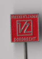 Dordrecht Vreeken's Zaden speldje, Verzamelen, Speldjes, Pins en Buttons, Gebruikt, Niet vindbaar, Niet vindbaar, Speldje of Pin
