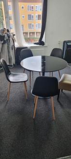 Zit tafel met stollen, Huis en Inrichting, Tafels | Eettafels, Ophalen, Gebruikt, Rond, Vijf personen of meer