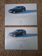 2x autofolder Mercedes E-klasse T modellen (S 210), Verzenden, Zo goed als nieuw, Mercedes