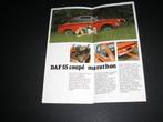 Daf, het complete (personenwagen)programma, september 1971, Ophalen of Verzenden, Zo goed als nieuw, Overige merken