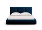 Bedframe Horizon met opbergruimte velvet 180 x 200cm NADUVI, Ophalen of Verzenden, Nieuw, Tweepersoons, Wit