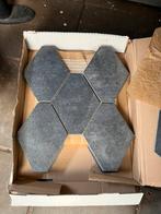 Zwarte accent tegel zeskant castelvetro absolut esagona nero, Ophalen, Zo goed als nieuw, 20 tot 40 cm, Minder dan 5 m²