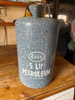 Oude geëmailleerde ESSO petroleum kan, Antiek en Kunst, Ophalen