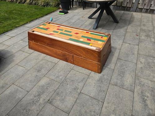 Turnkast salontafel tweedelig, Huis en Inrichting, Woonaccessoires | Kisten, Gebruikt, Minder dan 50 cm, Ophalen