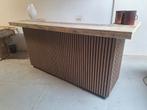 Balie bar akoestische panelen steigerhout toonbank SUPER AAN, Huis en Inrichting, Barren, Ophalen of Verzenden