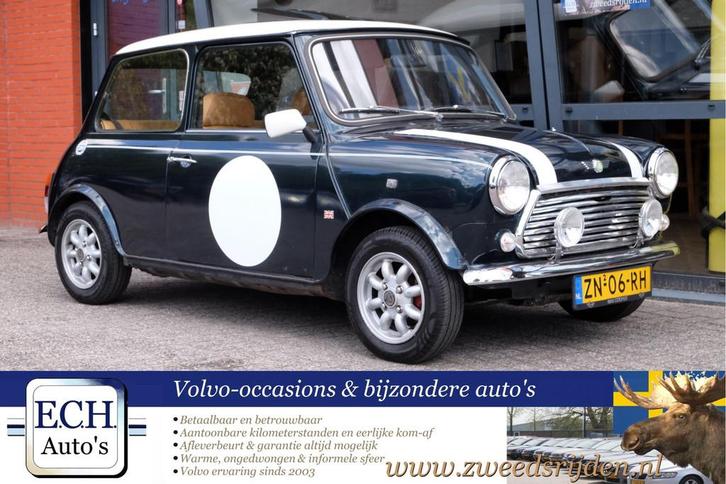 Rover Mini 1.3 Cooper, Leer, Schuifdak (bj 1991), Auto's, Oldtimers, Bedrijf, Te koop, Lederen bekleding, Lichtmetalen velgen
