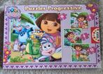 Dora puzzel set, 4 puzzels in 1 ... (6, 9, 12 en 16 stukjes), Kinderen en Baby's, Speelgoed | Kinderpuzzels, 10 tot 50 stukjes