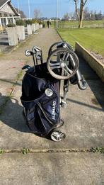 Golftrolley met tas | Duw kar, Ophalen of Verzenden, Tas