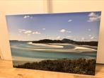 Nieuw! Unieke foto op canvas; Whitehaven beach in Australië, Huis en Inrichting, Woonaccessoires | Schilderijen, Tekeningen en Foto's