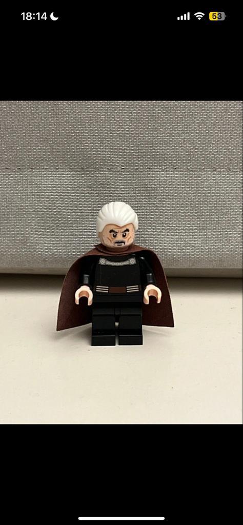 Lego Star Wars Count Dooku Minifiguur - sw0472, Verzamelen, Star Wars, Zo goed als nieuw, Actiefiguurtje, Ophalen of Verzenden