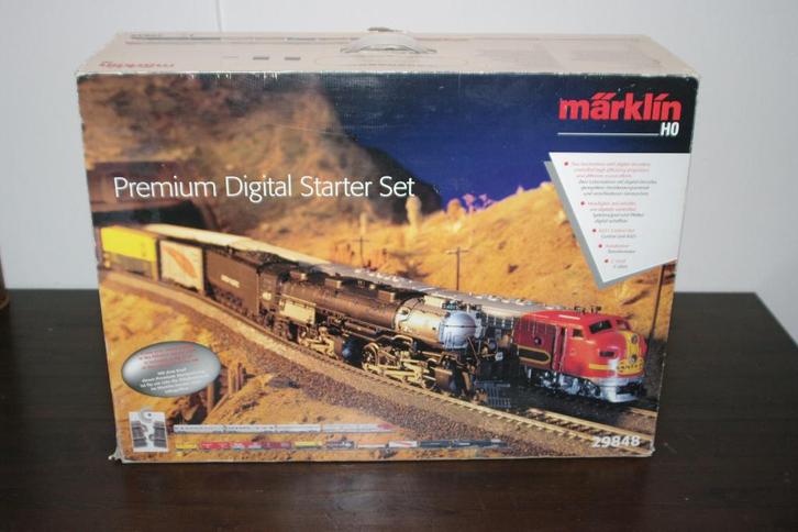 Marklin 29848 USA Premium Digital Starter Set NIEUWSTAAT, Hobby en Vrije tijd, Modeltreinen | H0, Zo goed als nieuw, Treinset
