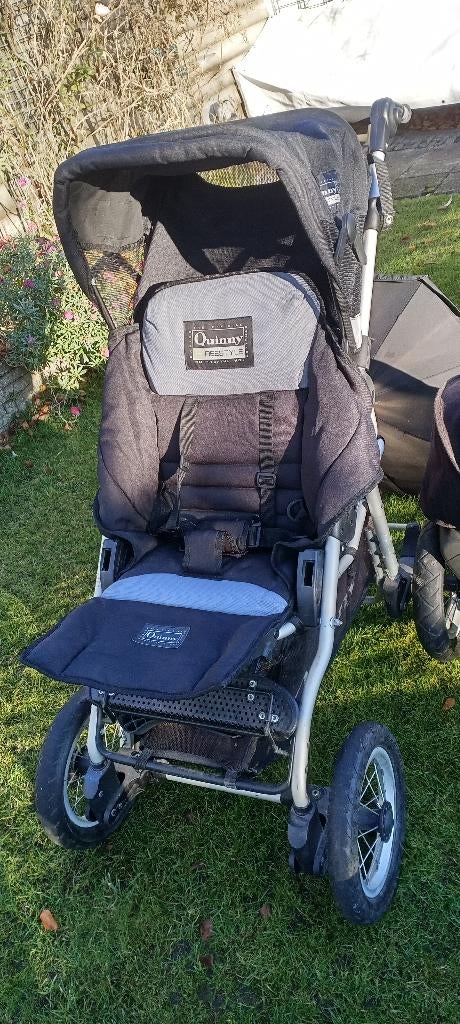 kinderwagen met veel accessoires, Ophalen, Gebruikt, Quinny, Verstelbare duwstang