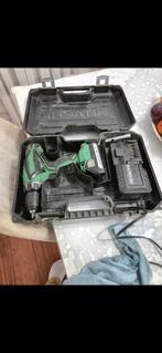 Hitachi Boor- en Schroefmachine, Doe-het-zelf en Verbouw, Gereedschap | Boormachines, Gebruikt, Variabele snelheid, Ophalen of Verzenden