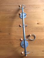 Metalen kapstok met houten bolletjes van Bony Design, Wandkapstok, Ophalen of Verzenden, Zo goed als nieuw, Minder dan 100 cm