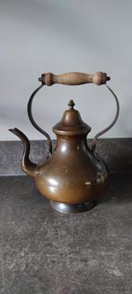 Antieke Koperen Theepot, Ophalen, Gebruikt