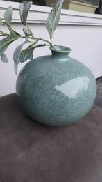 Vaasje van Piet Klerx,groen, Ophalen, Gebruikt, Aardewerk of Porselein, Minder dan 50 cm