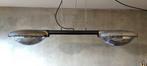 Vintage Philips dubbele hanglamp, Ophalen, Gebruikt, Vintage, Glas
