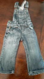 Vingino meisjespeuter jeans tuinbroek met flairpijp mt 92-98, Kinderen en Baby's, Kinderkleding | Maat 92, Meisje, Gebruikt, Ophalen of Verzenden