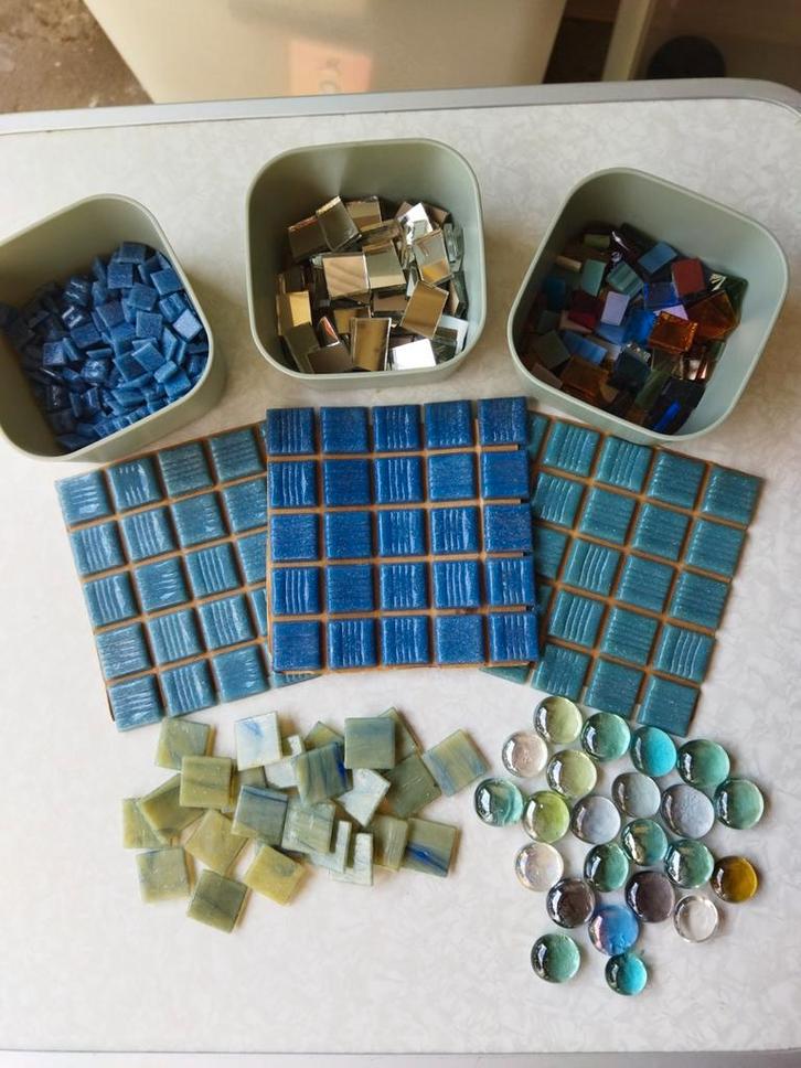 Setje 1, mozaïek div., Hobby en Vrije tijd, Overige Hobby en Vrije tijd, Nieuw, Ophalen of Verzenden