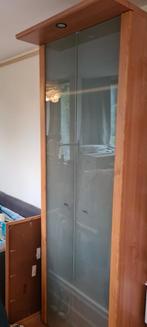 Mooie kledingkast met glazen deuren, Huis en Inrichting, Kasten | Kledingkasten, Ophalen, 75 cm of meer, 50 tot 100 cm, Zo goed als nieuw