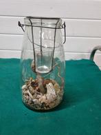 -	Windlicht met waxinehouder glas, Ophalen of Verzenden, 'T Olde Gre-j, Info@toldegrej.nl, Endepoelstraat 20f Didam
