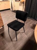 Zwarte eetkamerstoelen - set van 4 - prijs voor alles, Huis en Inrichting, Ophalen, Zwart, Zo goed als nieuw, Vier