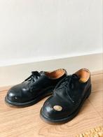 Lage Dr Martens met stalen neus (made in England), Gedragen, Ophalen of Verzenden, Zwart, Dr Martens