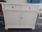 Commode, kast, hout, wit geverfd, landelijke stijl, Ophalen, Gebruikt, 75 cm of meer, 150 tot 200 cm