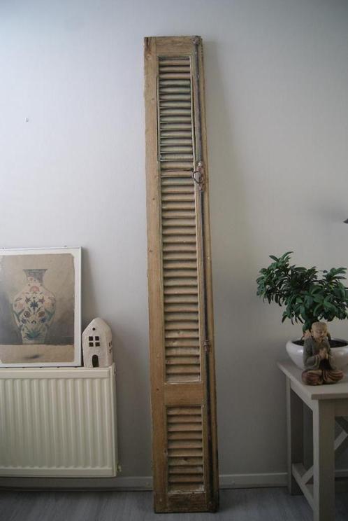 **OPHEFFINGSUITVERKOOP** groot oud louvre luik landelijk, Huis en Inrichting, Woonaccessoires | Overige, Nieuw, Ophalen