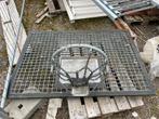 Stalen basketbal bord met ring, Sport en Fitness, Basketbal, Ophalen, Gebruikt, Ring, Bord of Paal