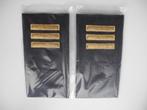 2 epauletten, rangemblemen, schuifpassanten douane. Nieuw., Ophalen of Verzenden, Overige soorten, Nederland