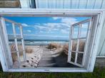 Canvas doorkijk/ strand xl €15,-, Ophalen, Nieuw