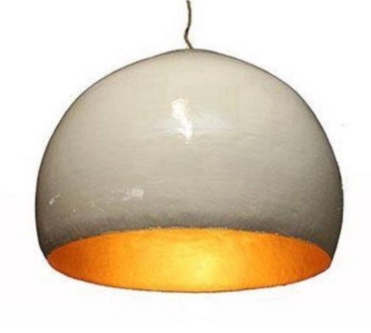 NIEUWE DESIGN HANGLAMP van Pole to Pole Faberge wit KORTING, Huis en Inrichting, Lampen | Hanglampen, Nieuw, Minder dan 50 cm