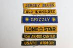 6x US army patch armored wo2 en vietnam embleem amerika, Ophalen of Verzenden, Landmacht, Amerika, Overige typen