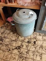 Zinken pan, 40 liter of meer, Ophalen, Gebruikt, Minder dan 50 cm