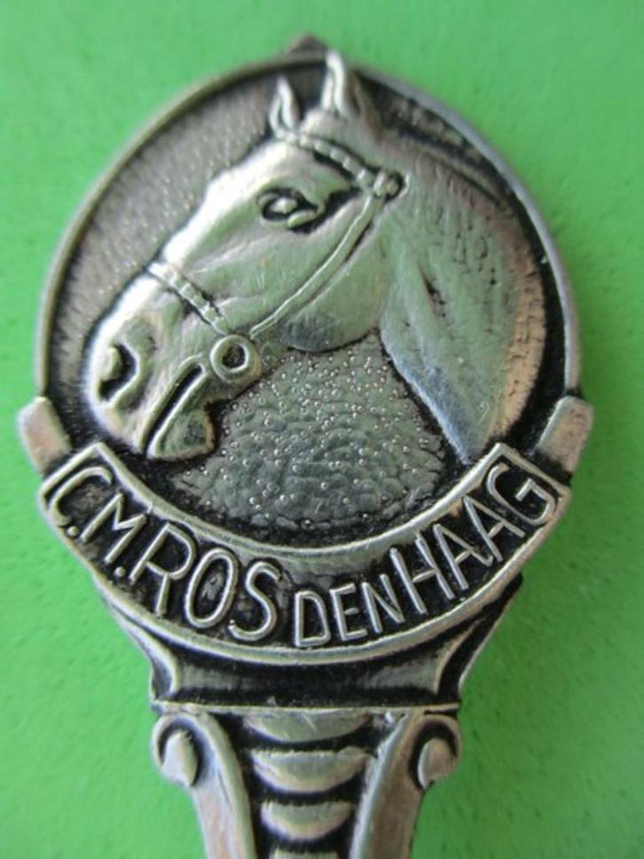 (A1598) Den Haag C M Ros (paardehoofd), Verzamelen, Porselein, Kristal en Bestek, Gebruikt, Bestek, Overige materialen, Ophalen of Verzenden