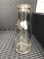 ESSO oliefles. Glas, bottle, olie fles MOTOR OIL., Ophalen of Verzenden, Gebruikt, Gebruiksvoorwerp
