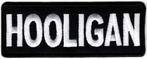 Hooligan stoffen opstrijk patch embleem, Verzenden, Nieuw