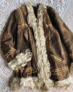 Vintage Afghaanse Jas, Ophalen of Verzenden, Gedragen, Maat 38/40 (M), Bruin