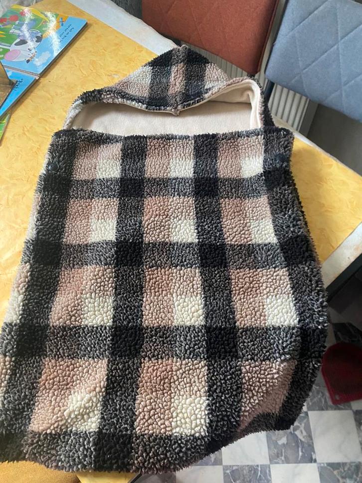 Mooie Lodger Bunker voetenzak - Ruitjespatroon, Kinderen en Baby's, Babydragers en Draagdoeken, Zo goed als nieuw, Draagzak, Buik of Rug