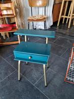 Vintage jaren 50 nachtkastje Auping Rietveld retro, Ophalen, Gebruikt, Minder dan 45 cm