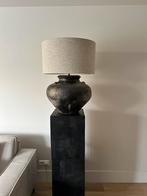 Prachtige grote moderne robuuste kruiklamp bruin/zwart, Ophalen of Verzenden, Zo goed als nieuw