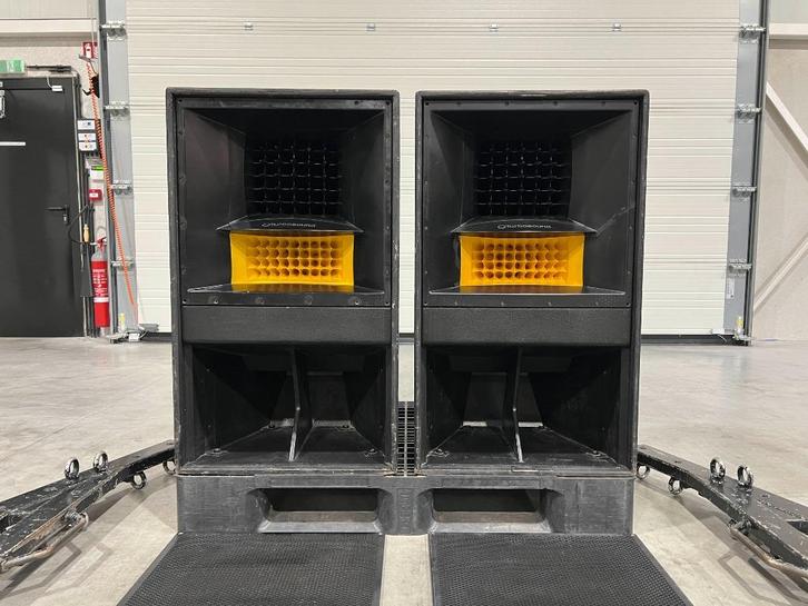 2x Turbosound Aspect TA-500DP powered 15"/10"/2" + rigging, Audio, Tv en Foto, Luidsprekers, Gebruikt, 120 watt of meer, Ophalen of Verzenden