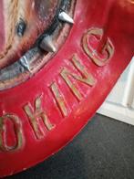 THE BULDOG NO SMOKING COLLECTORS ITEM 40X30 CM MOOIE STAAT, Reclamebord, Gebruikt, Ophalen of Verzenden, The buldog