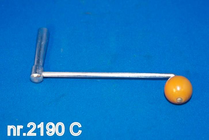 2190C Kruksleutel met conisch opwind gat voor Comtoise ., Antiek en Kunst, Antiek | Klokken, Ophalen of Verzenden