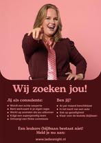 Consulente bij LadiesNight Homeparties, Vacatures, Vacatures | Overige Vacatures, Variabele uren, Overige vormen, Geschikt als bijbaan