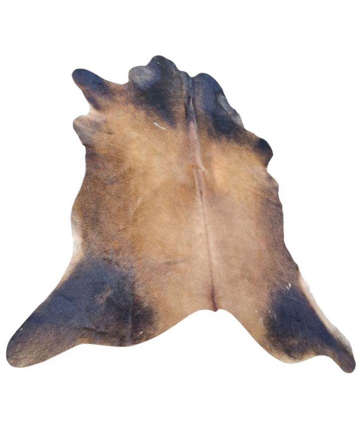 Koeienhuid Bruin B-Keuze, Huis en Inrichting, Stoffering | Tapijten en Kleden, Nieuw, 150 tot 200 cm, 200 cm of meer, Overige vormen